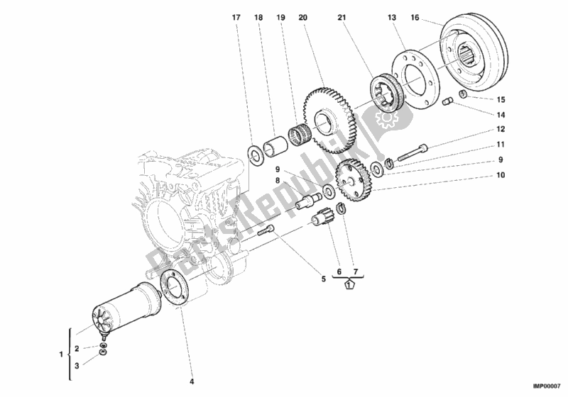 Todas as partes de Gerador - Motor De Partida do Ducati Supersport 750 SS 2000